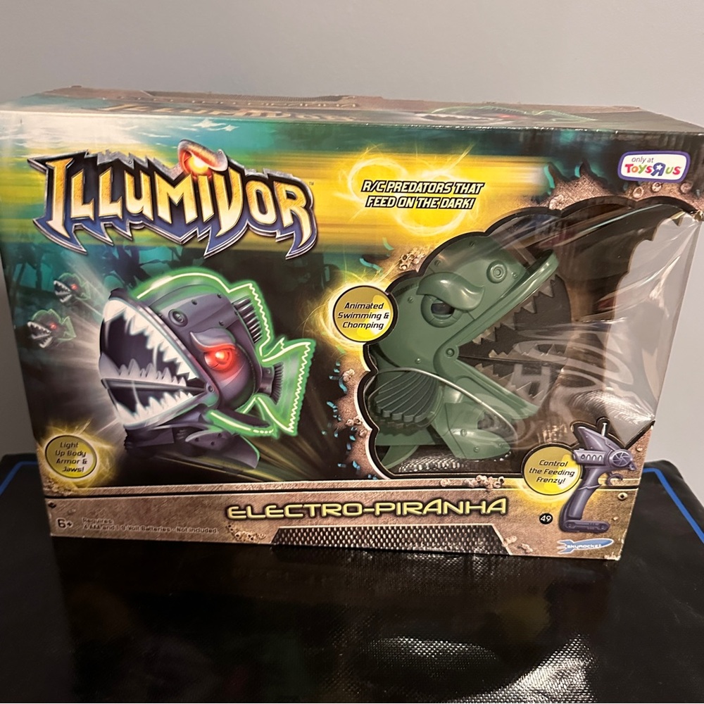 New, Never Opened. Illumivor Electro-Piranha Remote Control Toy. MSRP $80